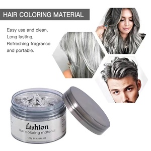 <span class=keywords><strong>Cire</strong></span> de coloration temporaire pour cheveux, pommade à la crème, teinture capillaire jetable, <span class=keywords><strong>cire</strong></span> coiffante pour hommes et femmes - Product Image 3