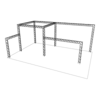 Truss Support en aluminium pour lumières Figures carrées Truss System Concert Sound Lighting Dj Truss Aluminium