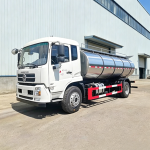Camion-<span class=keywords><strong>citerne</strong></span> à lait neuf Dongfeng 4X2 LHD Diesel EURO5 13CBM SUS304 pour le transport de lait frais, avec isolation et refroidissement - Product Image 3