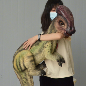 หุ่นไดโนเสาร์แบบกำหนดเองได้ หุ่นมือไดโนเสาร์เด็กเหมือนจริง สำหรับความบันเทิงและการแสดง ขายดีจากโรงงาน - Product Image 1