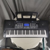 Aiersi-Instruments à clavier de bureau 61 touches avec prise MAC, écran LCD portable, orgue électronique midi oriental noir