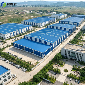 Processing Heavy Steel Structure Large Span Supplier Manufacturer <b>Plant</b> Unit Complex Workshop Automotive Chemical - Product Image 1