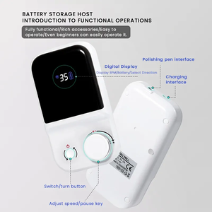 <span class=keywords><strong>Torno</strong></span> de <span class=keywords><strong>Uñas</strong></span> Eléctrico de 50000 RPM para Salón de Manicura <span class=keywords><strong>Profesional</strong></span> con Pantalla LCD Herramienta Recargable para Salón de <span class=keywords><strong>Uñas</strong></span> - Product Image 3