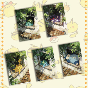 Nouvelle collection exclusive de breloques en émail acrylique sur le thème de Pokémon, en forme de planche d'art <span class=keywords><strong>manga</strong></span> prismatique, de qualité super premium, en boîtes mystères - Product Image 6