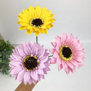 ของตกแต่งวันฮาโลวีน คริสต์มาส วันวาเลนไทน์ ดอกทานตะวันประดิษฐ์รักษ์โลก กล่องของขวัญการ์ตูน ช่อดอกไม้ - Product Image 2