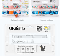 UFBemo – ceinture de séparation à boucle de sécurité personnalisée, style chaud, cloche, collier pour animaux de compagnie, collier pour chat