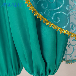 Costume de robe pour filles, <span class=keywords><strong>mille</strong></span> <span class=keywords><strong>et</strong></span> une nuits, Aladdin, lampe magique, cosplay, performance, robe de princesse Jasmine, ensemble deux pièces - Product Image 5