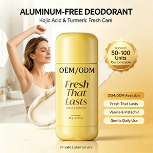 Deodorante OEM Medicbe Senza Alluminio con Acido Kojico e Curcuma |   Deodorante Stick Profumato alla Vaniglia e Pistacchio, Protezione Antiodore per Tutto il Giorno per Donne - Product Image 1