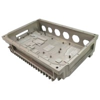 Boîtier en alliage d'aluminium moulé sous pression pour boîtier de routeur à coque d'équipement lourd avec pièces de services de coulée à dissipation thermique