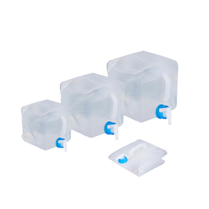 Conteneur d'eau pliable anti-fuite 10L avec bec verseur verrouillable, sac d'eau pliable en LDPE de qualité alimentaire épais pour la randonnée - Product Image 4