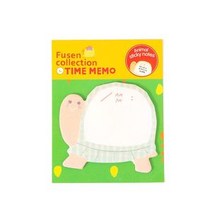 Blocs-notes autocollants animaux mignons style dessin animé, 16 feuilles, bloc-notes vierges pour journalisation et marquage de livres - Product Image 5