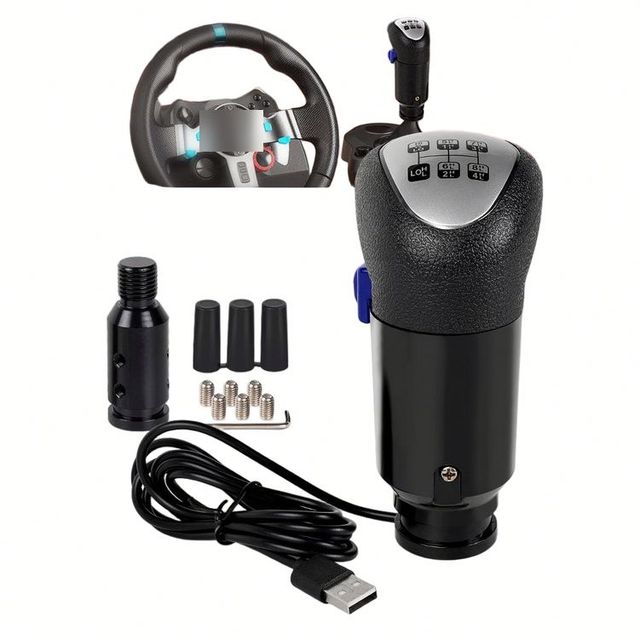 YW942 for Cross-border racing game simulator gear shifter dual-button high and low gear shifter Logitech G29 G27