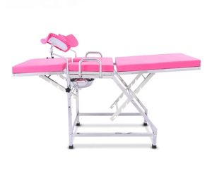 Epoxid beschichteter Edelstahl rahmen Frauen Geburtshilfe Arzt Untersuchung tisch Stuhl Bett Lieferung Bett - Product Image 5