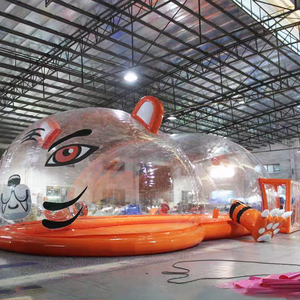 Gorila inflable grande con tema <span class=keywords><strong>de</strong></span> tigre <span class=keywords><strong>comercial</strong></span>, tienda <span class=keywords><strong>de</strong></span> burbujas <span class=keywords><strong>de</strong></span> Palacio <span class=keywords><strong>de</strong></span> <span class=keywords><strong>Cristal</strong></span>, Tobogán <span class=keywords><strong>de</strong></span> pozo <span class=keywords><strong>de</strong></span> bolas, <span class=keywords><strong>centro</strong></span> <span class=keywords><strong>comercial</strong></span> al aire libre, parque infantil - Product Image 5