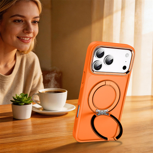 เคสหรูสำหรับ iPhone 18 Pro Max เคสซิลิโคนเจลแม่เหล็ก หมุนได้ 360 องศา พร้อมขาตั้งแบบซ่อน ป้องกันรอบด้าน สำหรับ iPhone 18 Pro - Product Image 5