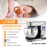 Mélangeur planétaire sur socle ISO9001 BSCI Factory 10L Emballage de logo personnalisé Accessoire de mélange de gâteaux en acier pour boulangeries OEM/ODM