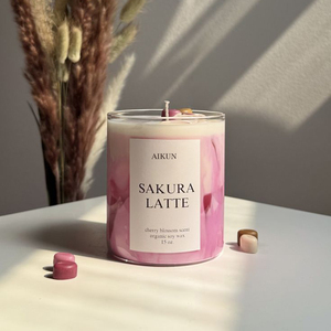 Bougie parfumée personnalisée AIKUN Creative Design, senteur Latte, pour les rassemblements entre amis, ambiance joyeuse et animée, cadeau de Noël. - Product Image 5