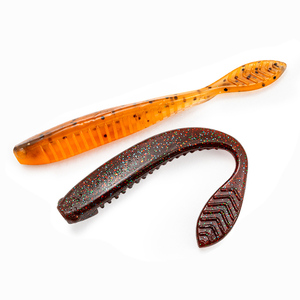 Mồi câu giả mềm LUSHAZER 10 cái/túi, chất liệu nhựa mềm TPE, nổi, 85mm, 2g, dùng cho nước ngọt và nước mặn, câu cá Bass, cá hồi - Product Image 1