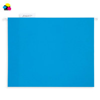 Venta Caliente: 25 Piezas/Caja, Carpetas de Archivo Colgantes Azules Tamaño Legal para Hogar y Oficina, Carpetas de Archivo Reforzadas con Papel, Codificadas por Colores