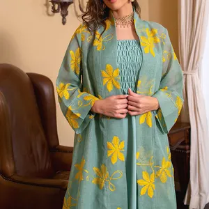 Toppa etichetta abito per Ramadan Dislgner fantastica Abaias Arabl Brancaa Arabe Roupa Arabe Marokko Marocco Dubai donna