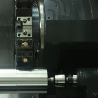 Centre d'usinage et de tournage CNC Fanuc vertical 3 axes, broche simple, robuste, 12 postes à outils, positionnement 0,002 mm, 529 mm