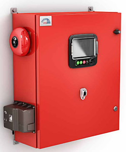 Controlador de Bomba Contra Incendios Accionado por Motor Diésel UL/FM Tornatech, Cumple con NFPA 20, Carcasa NEMA2 para Extinción de Incendios - Product Image 1
