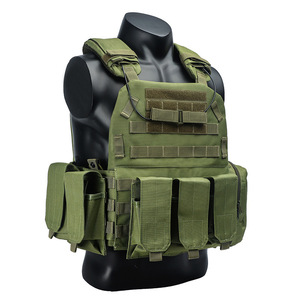 DFBDFV02 Nuevo Diseño Chaleco Táctico Molle de Camuflaje con Cierre Rápido de Alambre de Acero Venta al por Mayor - Product Image 1