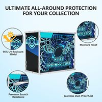 Boîte de protection et de rangement en acrylique pour Élite Trainer Box (ETB) Pokémon Mega Évolution Phantasmal Flames, écologique