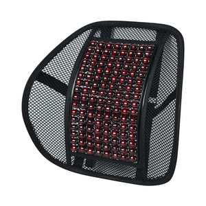 Support lombaire avec coussin de massage en maille à billes de bois pour voiture et maison, ajustement universel quatre saisons - Product Image 1