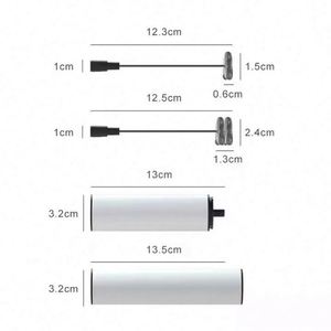 เครื่องตีฟองนมแบบพกพาอัตโนมัติพร้อมปลอกหุ้มแบบชาร์จ USB ได้ - Product Image 5