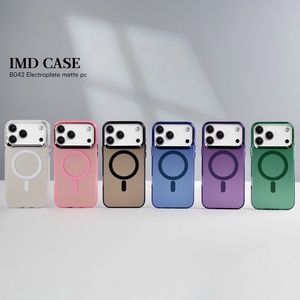 เคสแม่เหล็กเคลือบไฟฟ้าด้วยกระบวนการ IMD สำหรับ iPhone Air เคสโทรศัพท์แม่เหล็กสำหรับ iPhone 17 16 Plus สำหรับ Samsung S24 S25 S26 Ultra - Product Image 6