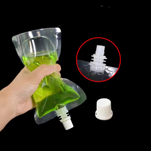 Tùy chỉnh in trong suốt cấp thực phẩm giả mạo nắp đứng lên chất tẩy rửa bao bì <span class=keywords><strong>Pouch</strong></span> spouts Túi Túi - Product Image 3