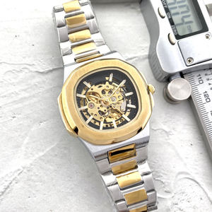 Montre de haute qualité au design squelette, boîtier en acier inoxydable 316, mouvement mécanique entièrement automatique fabriqué par GS Factory - Product Image 4