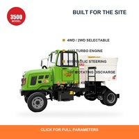 Nouveau camion malaxeur à béton autochargeur compact à bouche plate Maodun Heavy Industry, entièrement hydraulique, avec moteur et engrenages PLC