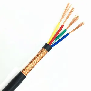 High Quality RVVP PVC Insulated Sheathed Shielded Flexible Cable from Chinese Suppliers for Electronic Assemble