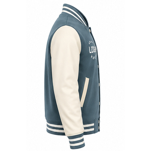 High Quality Custom Varsity <b>Jacket</b> <b>Men</b> Custom Color Long Sleeve Customizable Style Button Front Logo Winter Wear <b>Men</b> Varsity - Product Image 4