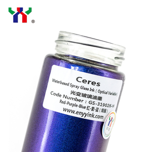 Ceres Tinta de vidrio en aerosol a base de agua Tinta óptica variable Rojo-Púrpura-Azul - Product Image 5