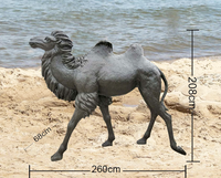 2025 nouveauté laiton animal sculpture grandeur nature bronze chameau statues pour art de collection