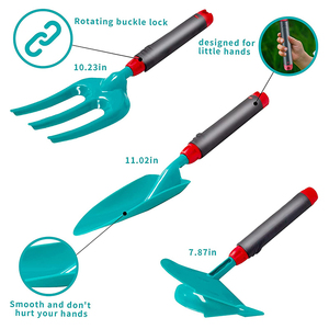 <strong>Children</strong> <strong>Suitcase</strong> Pretend Play Outdoor Indoor Toys Wheelbarrow Kids Gardening Tool Set - Product Image 4