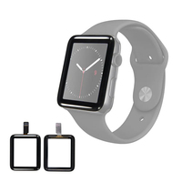 Layar Sentuh Digitizer dengan Kaca Pengganti untuk IWatch S5 40mm 44mm, Kompatibel dengan Watch Seri 1/2/3/4/5/6 LCD Ponsel