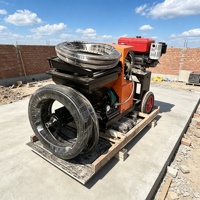 Machines à projeter du mortier efficaces avec mélangeur 220V pour un mélange uniforme pour le plâtrage de grandes surfaces