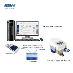 Karten typ Wasser durchfluss messer ip68 Smart RFID-Karte Prepaid-Wasserzähler - Product Image 5