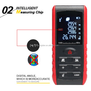 Misuratore <span class=keywords><strong>di</strong></span> Distanza Portatile Laser con Funzione <span class=keywords><strong>di</strong></span> Misurazione Area e Volume, Telemetro 40m E40 - Product Image 2