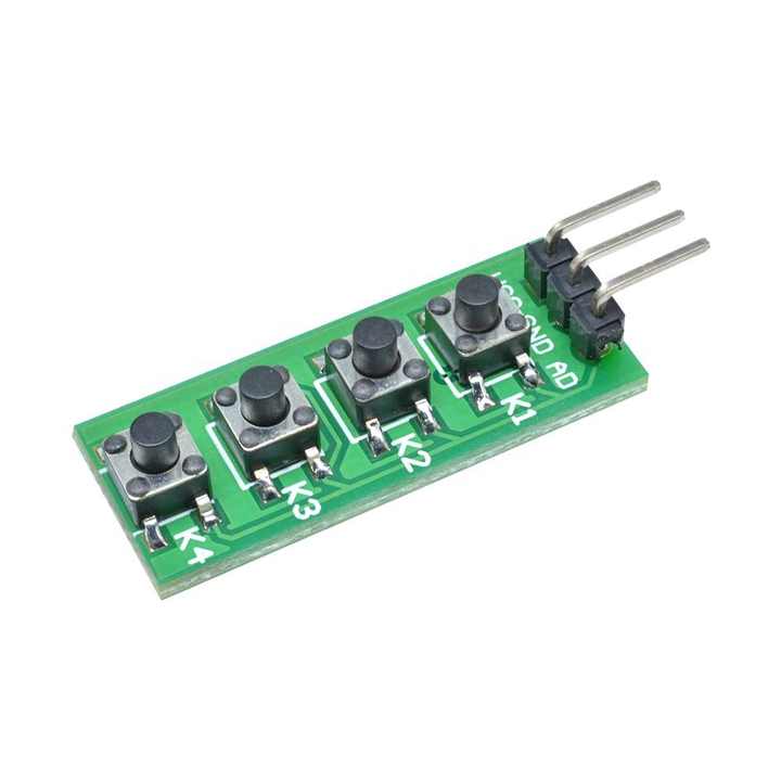 Taidacent KC11B04 - 4 Position Push Button Switch Module