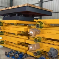 Chariot de transfert de blocs de pierre industriels sur rail pour le transport de matériaux et l'équipement de scie à pierre en carrière
