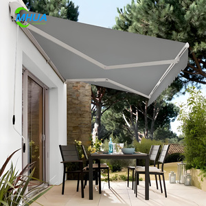 Nhà Máy Trực Tiếp Acrylic PVC Tráng Hiện Đại Sang Trọng Nhôm Đầy Đủ Hộp Có Thể Thu Vào Để Che Nắng Ban Công Không Thấm Nước Ngoài Trời Điện - Product Image 4