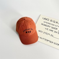 Gorra de Béisbol Estilo Coreano para Niños, con Bordado de Letras, Protección Solar, Unisex, para Primavera y Otoño, 2026