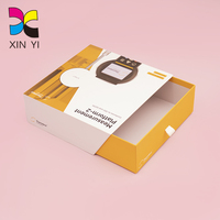 Boîtes de tiroir en papier pour emballage de produits électroniques écologiques avec estampage UV rigide personnalisé