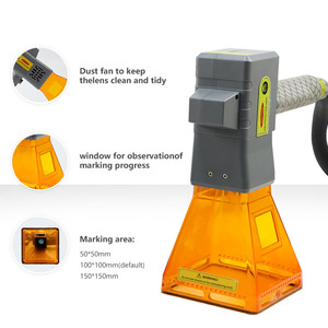เครื่องยิงเลเซอร์ไฟเบอร์แบบพกพา LY ความแม่นยำสูง 100W/80W UV สำหรับโลหะ หนัง และแก้ว สลักลายกราฟิก 20W/30W - Product Image 2