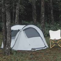 Tente pliable imperméable pour le camping en plein air, en aluminium Oxford, quatre saisons, 3 personnes, montage en 2 secondes